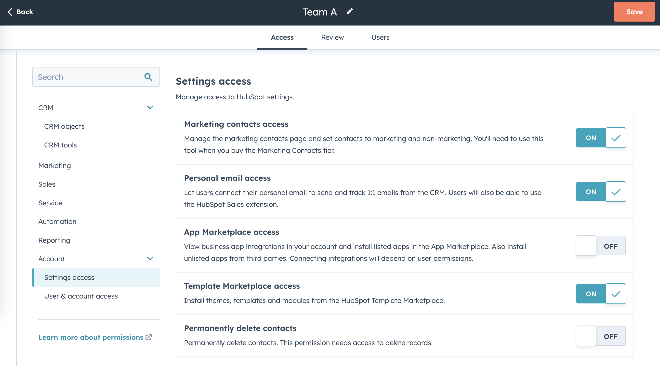 Enterprise Team Permission Set